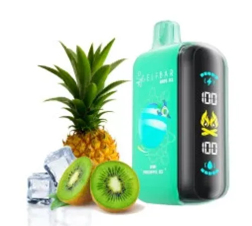 Elf Bar Raya D3 25000 Kiwi Pineapple Ice 🥝🍍🧊