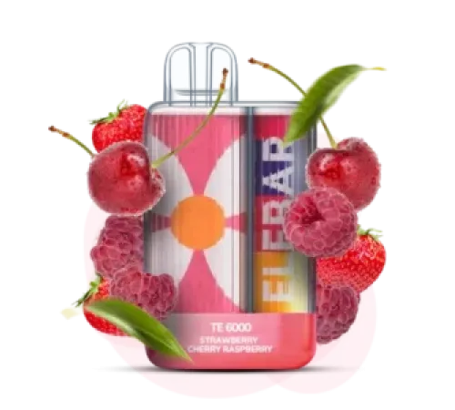 Elf Bar TE6000 Strawberry Cherry Raspberry 💖🍒🫐